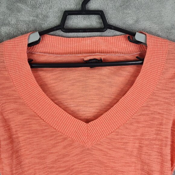 Women's Coral Express V-Neck Sweater Long Sleeve Lightweight Size M - Picture 4 of 10